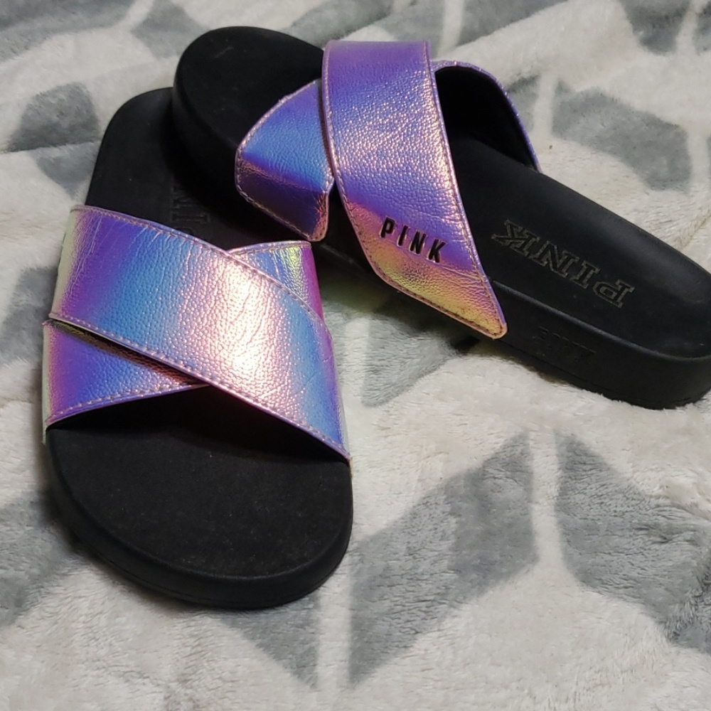 Victoria's Secret Pink slides sz M